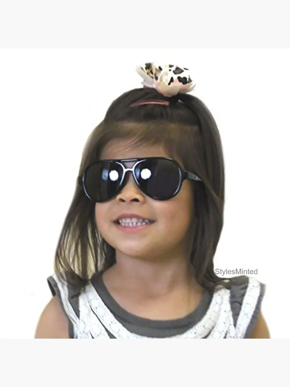 Toddler Aviator Sunglasses Ages 2-4 Flexible Silicone UV Protection